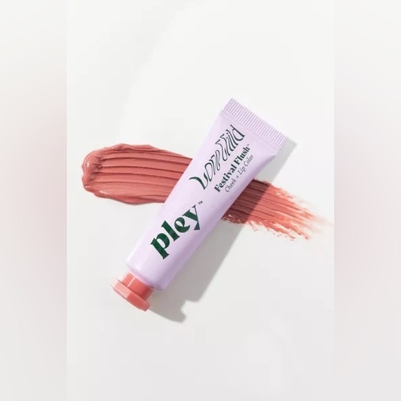 PLEY BEAUTY Festival Flush Lip & Cheek Blush Tint Mojave Rose Pink NEW IN BOX - Picture 1 of 4